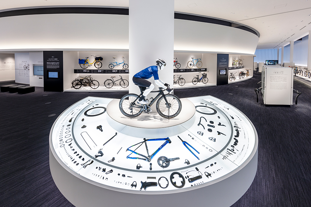 2022年5月にリニューアルしたシマノ自転車博物館：写真提供/シマノ自転車博物館